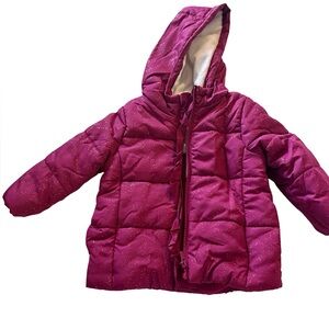 Carter's Magenta Puffer Jacket